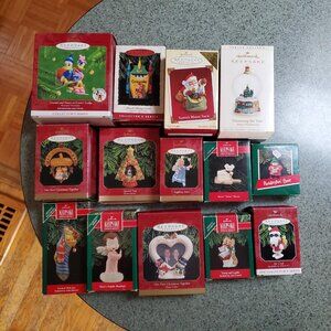 Vintage Assortment Hallmarke Ornaments - Lot of 14